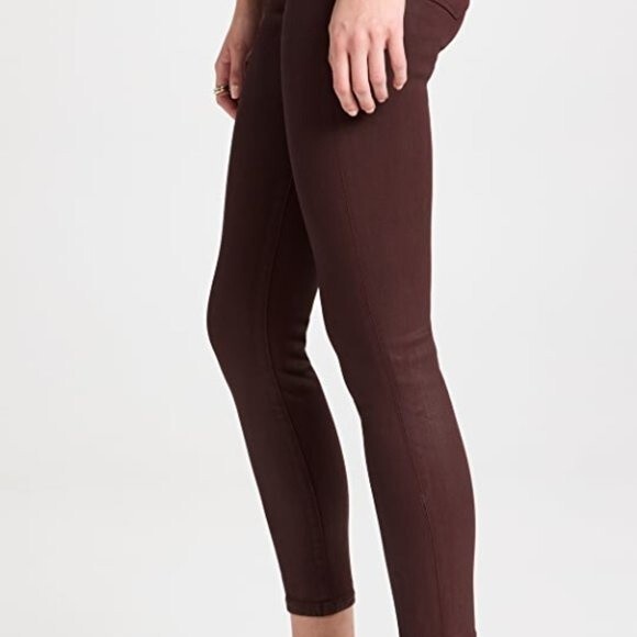 DL1961 Florence Instasculpt Sequoia Ultimate Coated Crop Skinny Ankle Pants 27 - Picture 7 of 15
